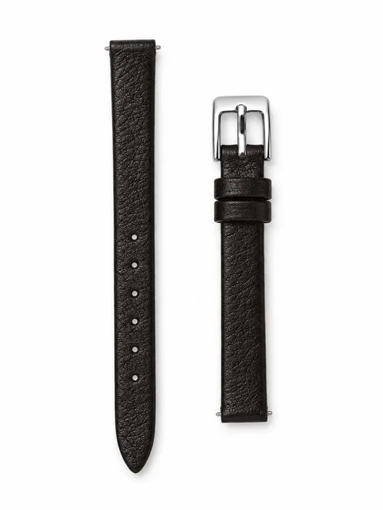 A leather Ray band with a steel buckle