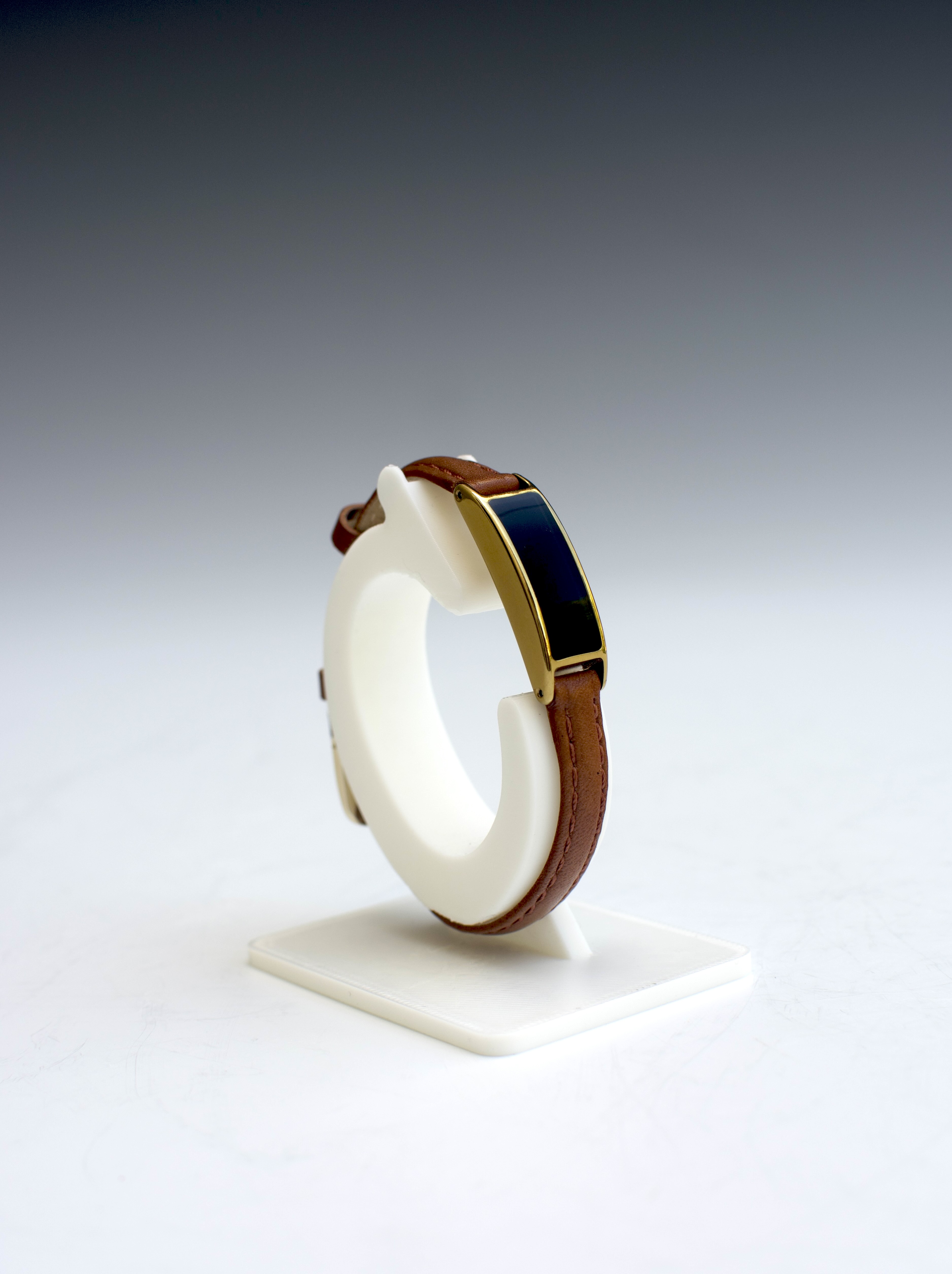Gold Ray with leather band